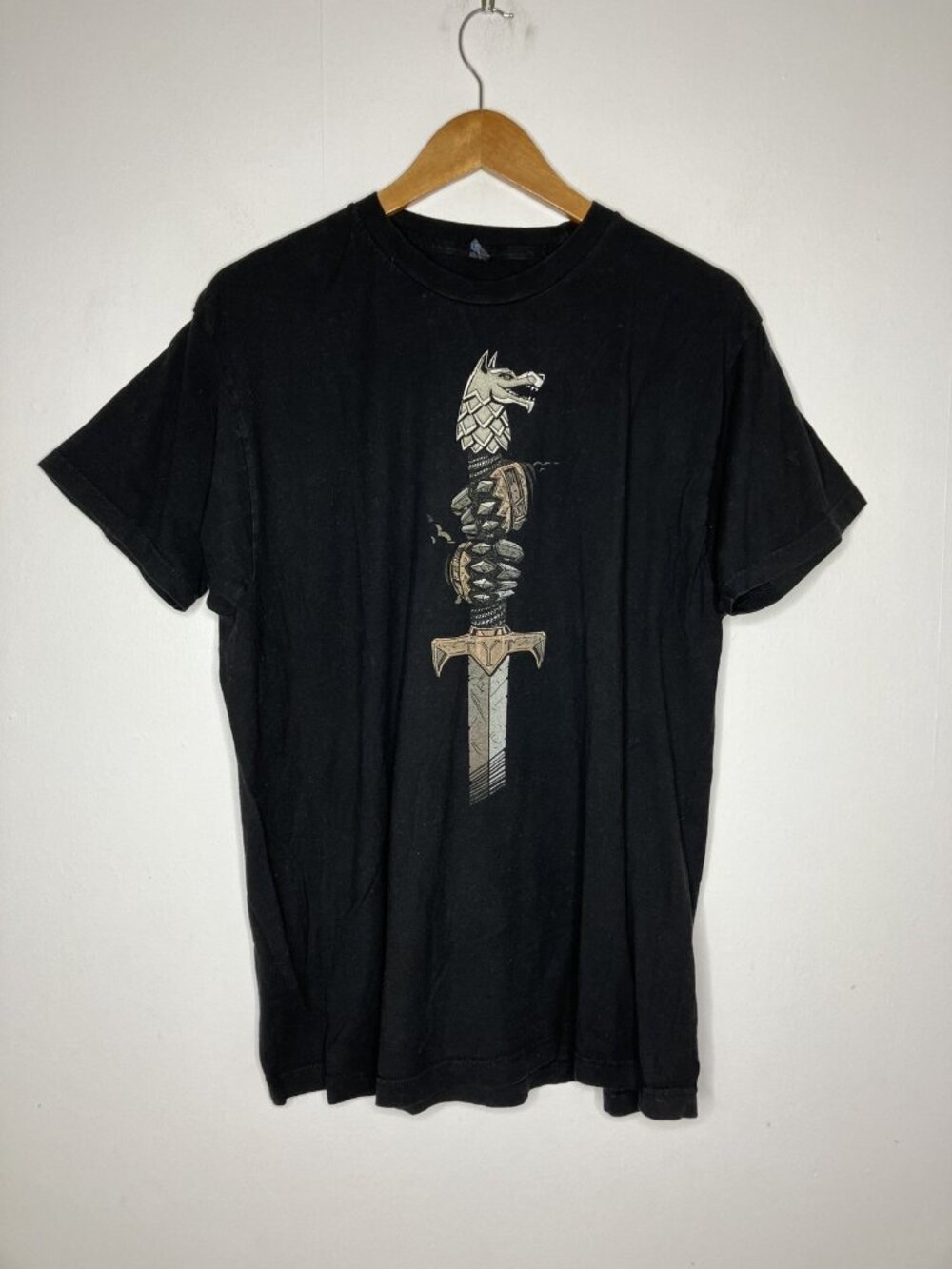 Sword in the Darkness T-Shirt Men's Black Size XL